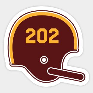 Washington Commanders 202 Helmet Sticker